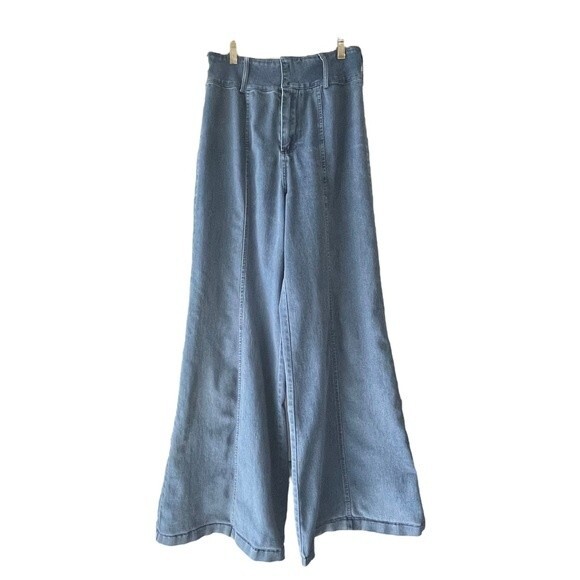 Altar'd State High Rise Wide Leg Baggy Jeans, size Medium - Picture 2 of 8